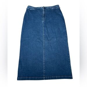 Cherokee Y2K denim Blue Maxi Skirt 14